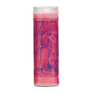 Adam & Eve prayer candle