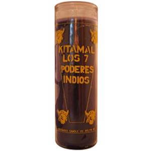 Seven Spiritual Powers (Kitamal Los 7 Poderes Indio) 7-Day Prayer Candle