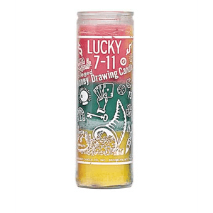 3 Color Prayer Lucky 711 Candle